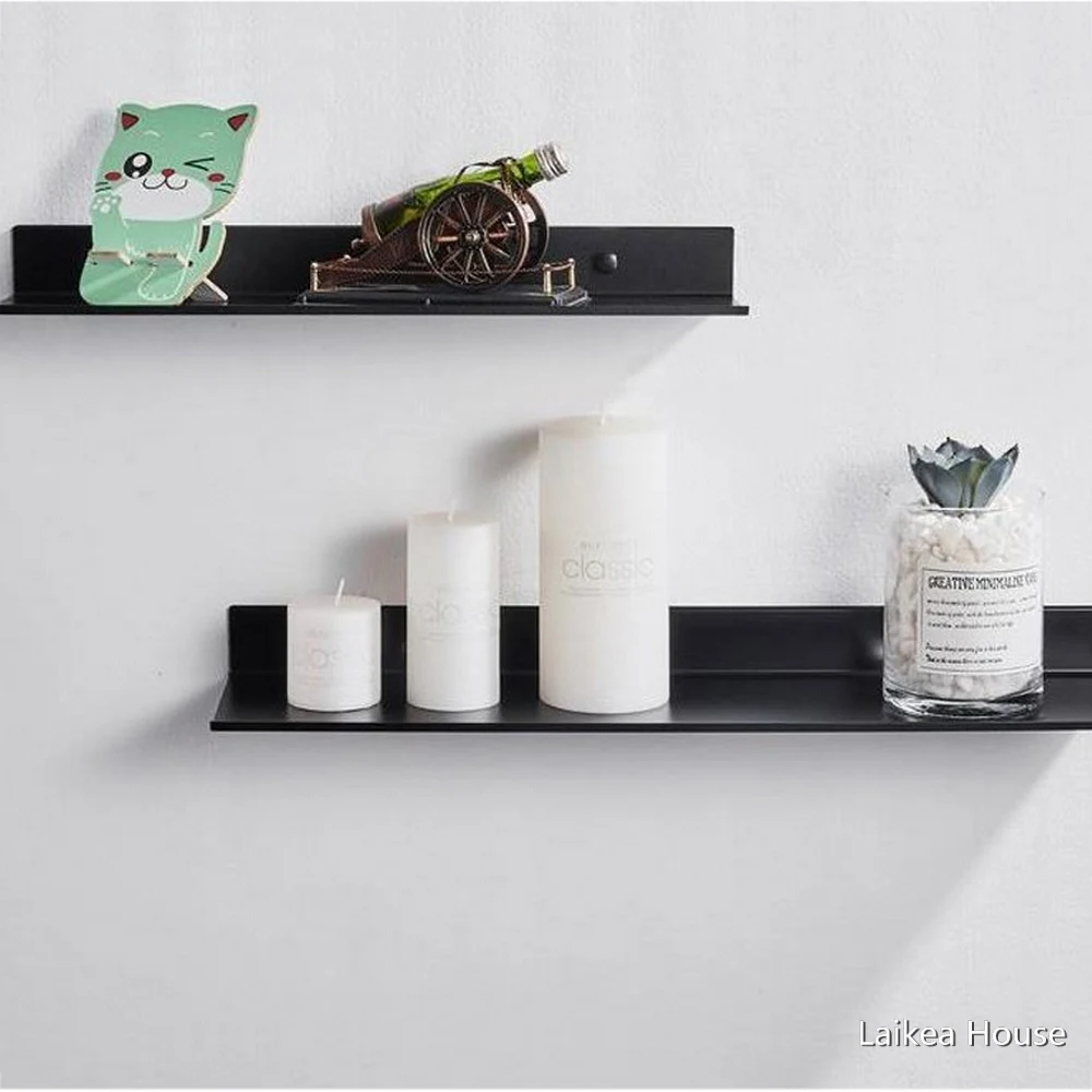 perforated bathroom toilet storage rack 30405cm aluminum saving space black bathroom shelves accessories wall storage shelf free global shipping