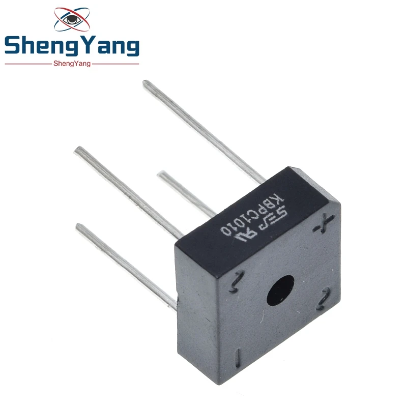 ShengYang 5pcs/lot Kbpc1010 10a 1000v Diode Bridge Rectifier Diy | Электронные компоненты и принадлежности
