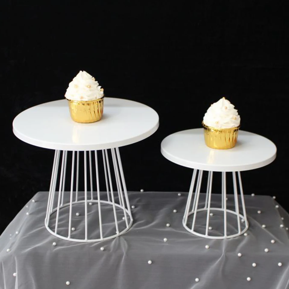 Transhome 1 шт. белая подставка для торта металлический десертный стол поднос