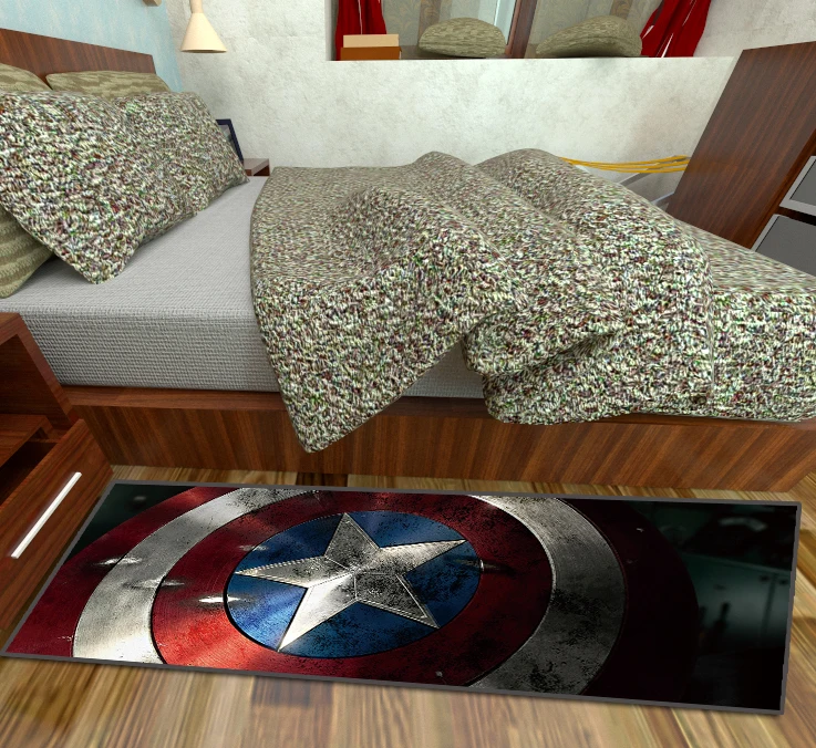 Аниме Мстители Marvel команда Капитан Америка напольный коврик дверной коврик длинный коврик ковер для комнаты кухни дома сада нескользящий дверной коврик - Цвет: Style 20