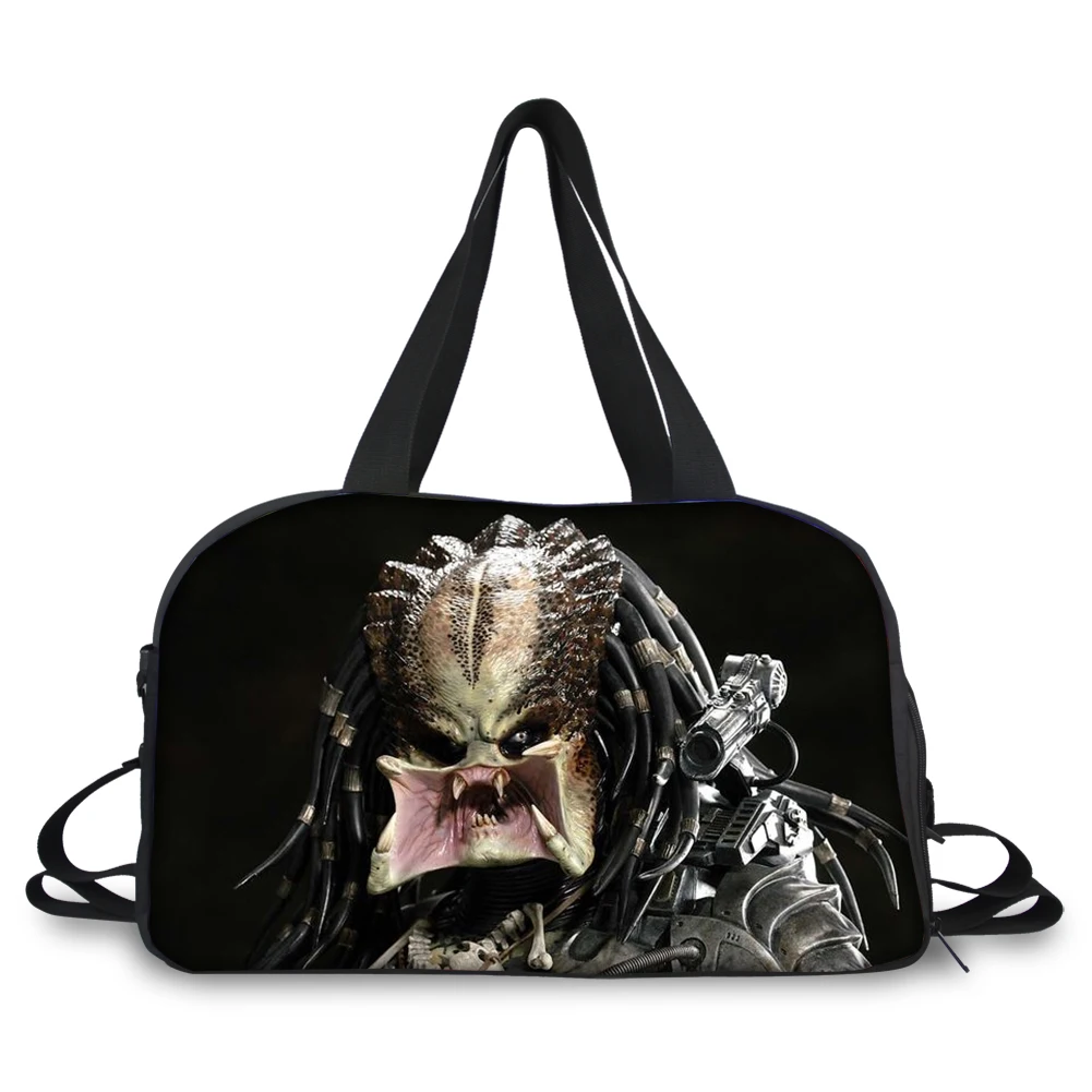 저렴한 사용자 정의 프레데터 인쇄 휴대용 여행 가방 여성 여행 가방 여성 체육관 가방 토트 여성 더플 가방 코스프레 의상 카니발 저렴한 사용자 정의 프레데터 인쇄 휴대용 여행 가방 여성 여행 가방 여성 체육관 가방 토트 여성 더플 가방 코스프레 의상 카니발