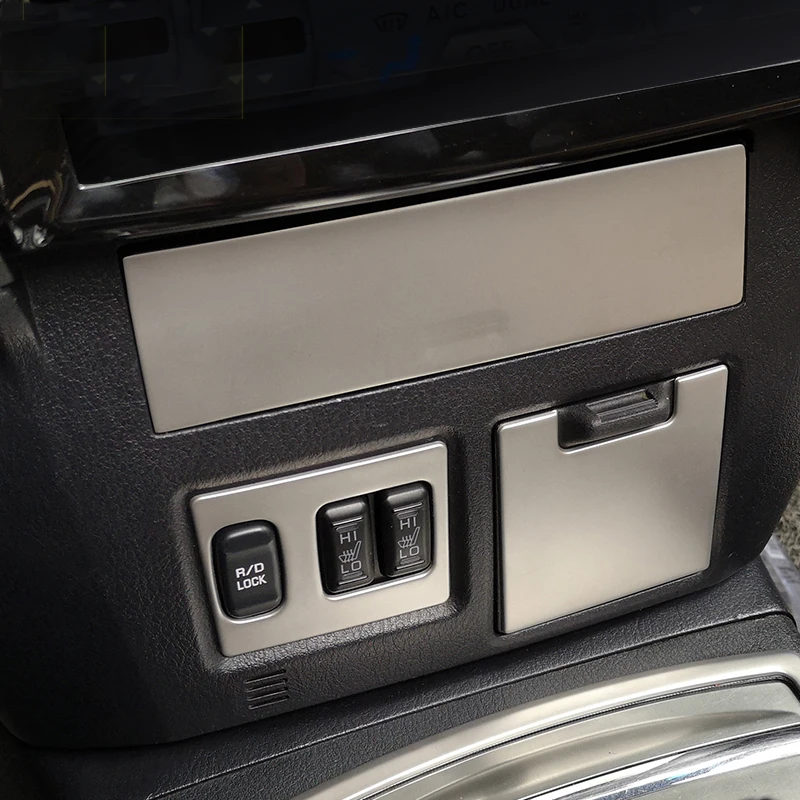 Хромированные накладки на блок клавиш обогрева сидений лючок прикуривателя