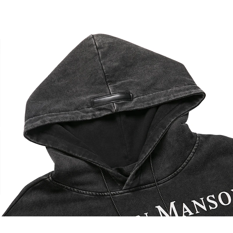 Хип Хоп Уличная мужская толстовка с капюшоном Ретро шаблон Иисусом принт Harajuku