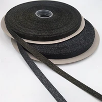 9mm 38 inch gold silver purl black nylon ribbon for bouquets wrapping decor wedding tie invitations crafts 100yardsroll