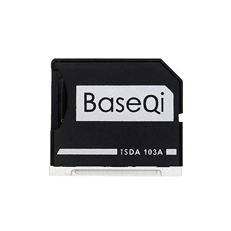 Алюминиевый адаптер microSD BASEQI устройство для чтения tf карт MacBook Air 13 &quotи Pro 2009 2010 2011