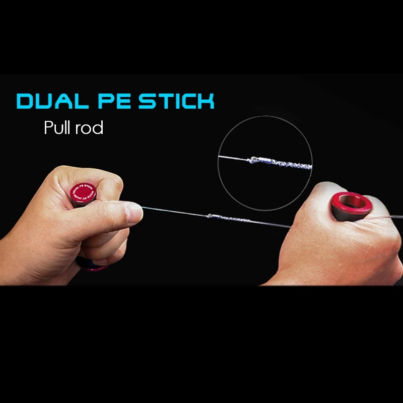 

PE Fishing Line Puller Knotting Assist Device Pulling Rod Hanging Bottom Pull Back Drag Tools Tension