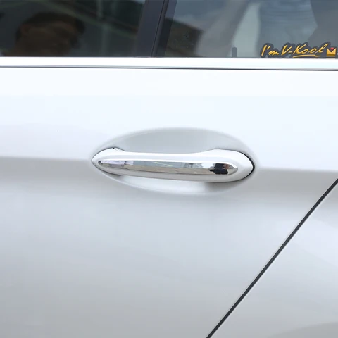 4 шт., хромированные накладки на дверные ручки BMW 5 серии G30 530li 2018 для BMW X4 G02 2018, автомобильные аксессуары