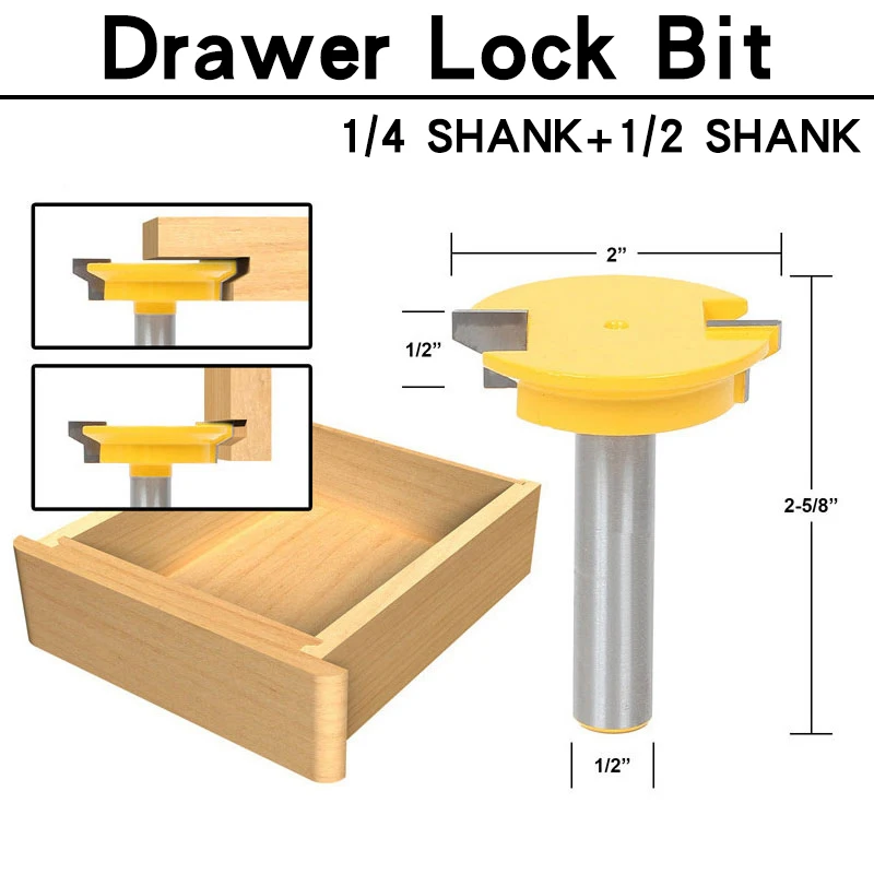 

Концевая фреза для выдвижного соединения, реверсивная фреза, хвостовик хвостовика 1/2 дюйма, режущий станок для деревообработки RCT 15390