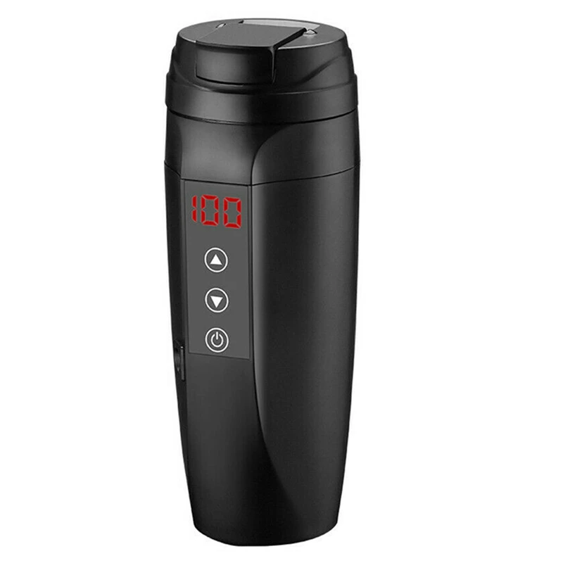 

Car 12V 24V Thermal Insulation Electric Kettle Coffee Heater Heating Water Cup