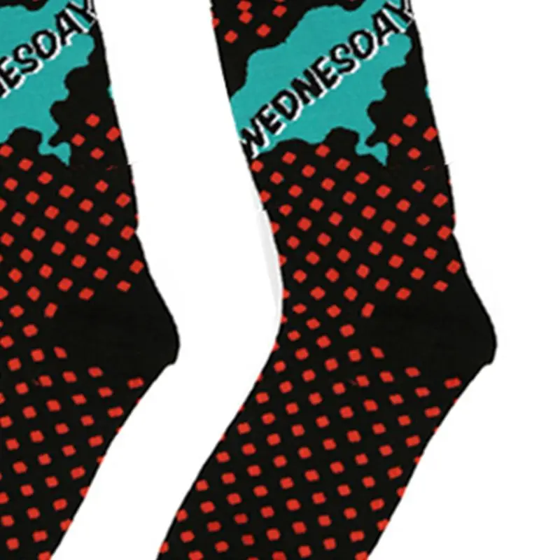 2020 5 пар мужские хип хоп хлопковые носки до середины икры забавные Week с