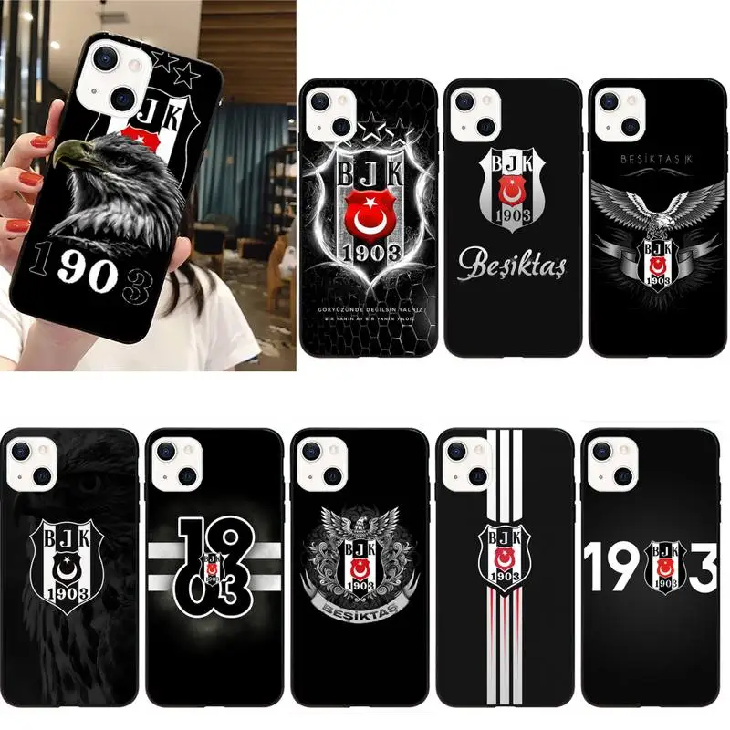Чехол для телефона Турция Besiktas BJK iPhone 11 12 Mini 13 Pro XS Max X 8 7 6s Plus 5 SE XR | Мобильные