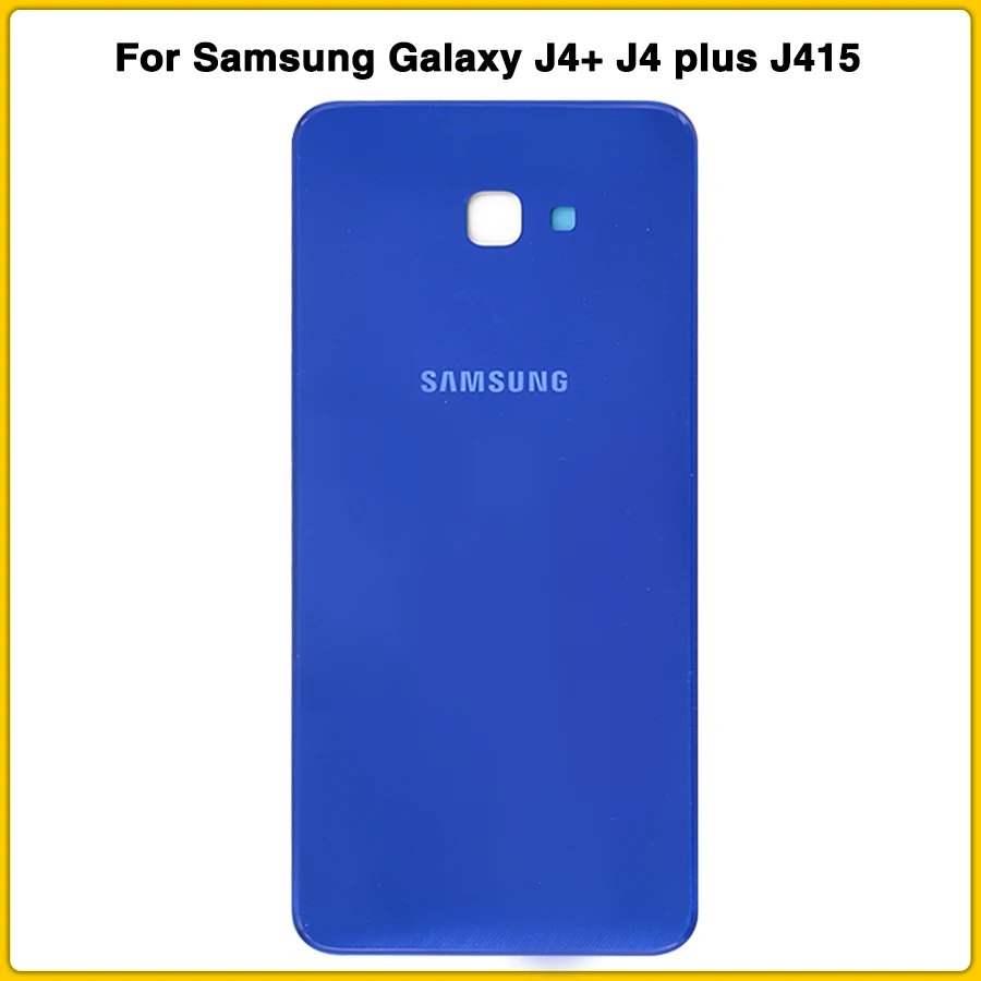 J4+ чехол для samsung Galaxy J4 Plus J415 SM-J415F SM-J415FN/DS корпус батареи задняя крышка Дверь задняя крышка стекло