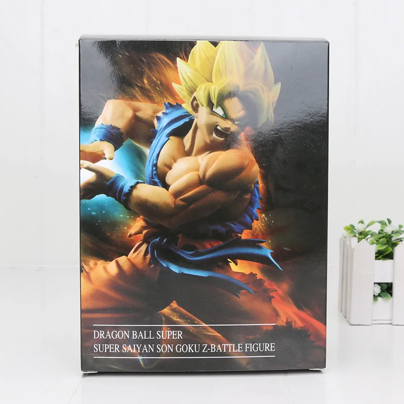 3 with box 20 см Dragon Ball Супер Saiyan Broly Z Broli Боевая фигурка Супер Saiyan Сон Гоку гогета битва ПВХ Фигурки игрушки - Цвет: 3 with box