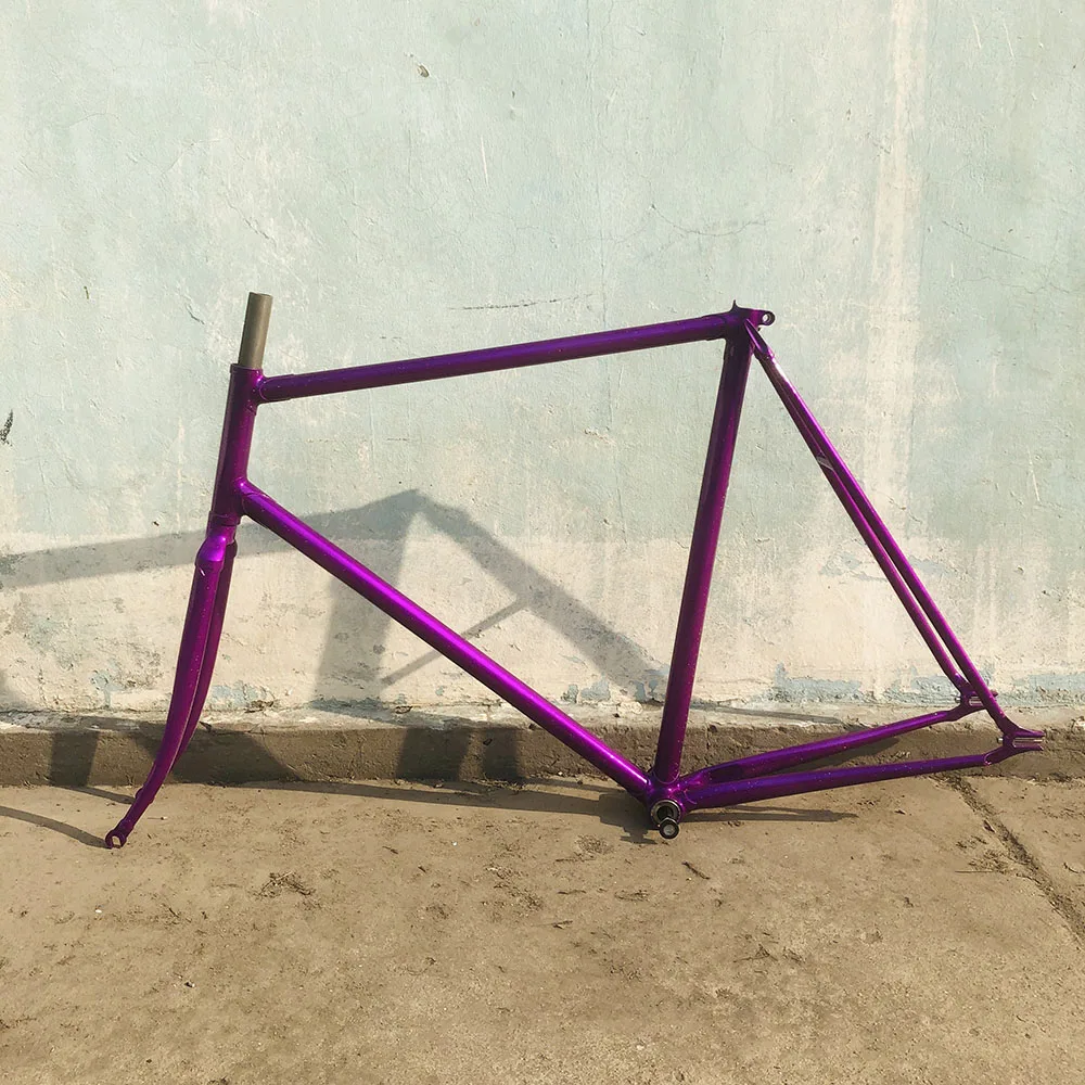 Велосипедная Рама Fixie хромированная молибденовая сталь рейнольд 525 труба