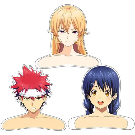 

Food Wars！Shokugeki no Soma Megumi Tadokoro Clothes Hangers Anime Model Toys Household Clothing Store Suit Hanger Model Toys