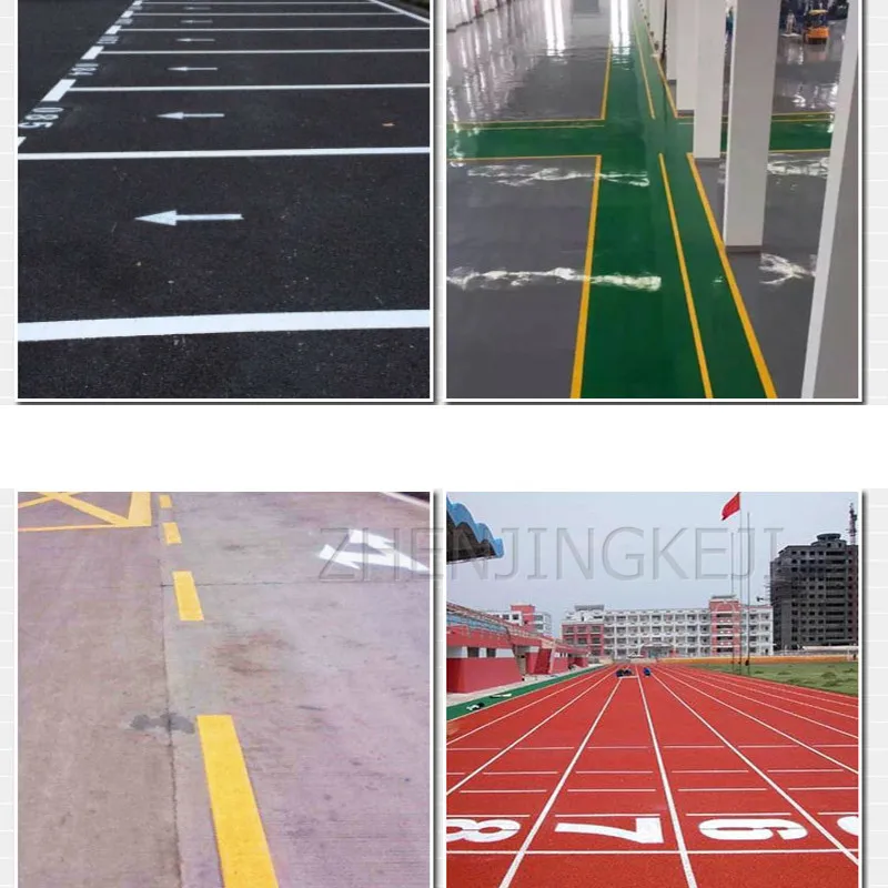 

Road Marking Machine Hand Push Small High Pressure 3300PSI Manual Cold Spray Paint Road Highway Marking Line Drawing Locomotive