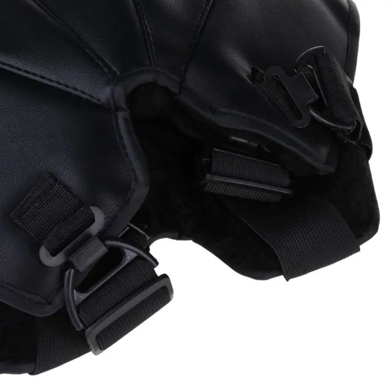 

Motorcycle Warm Kneepad Motorbike Riding Knee Pads Windproof coldproof Winter Outdoor Knee Protective Guard PU Leather