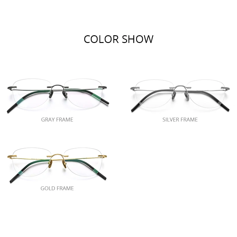 Титановые очки без оправы FONEX B для женщин и мужчин оправа очков по рецепту