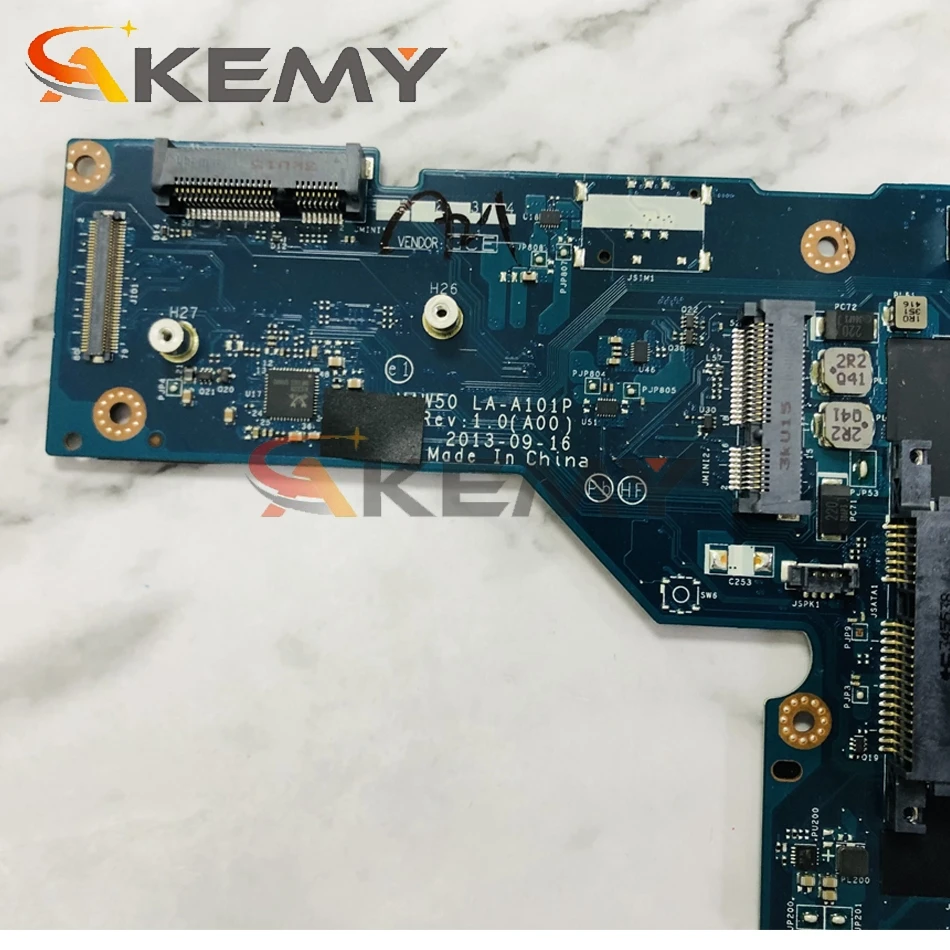 Akemy M4C6R 0M4C6R CN-0M4C6R VAW50 LA-A101P для Dell E5540 материнская плата ноутбука i5-4200U тестирование |