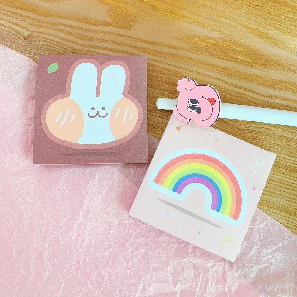 Bentoy милый мультяшный Флора облако клейкая бумага для заметок портативный