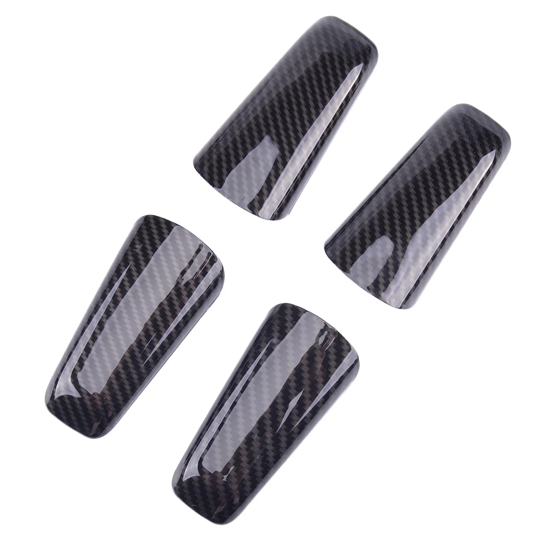 

4 шт., крышка из углеродного волокна A/B с ручкой, отделка, декор, подходит для Jeep Wrangler JL 2018 2019