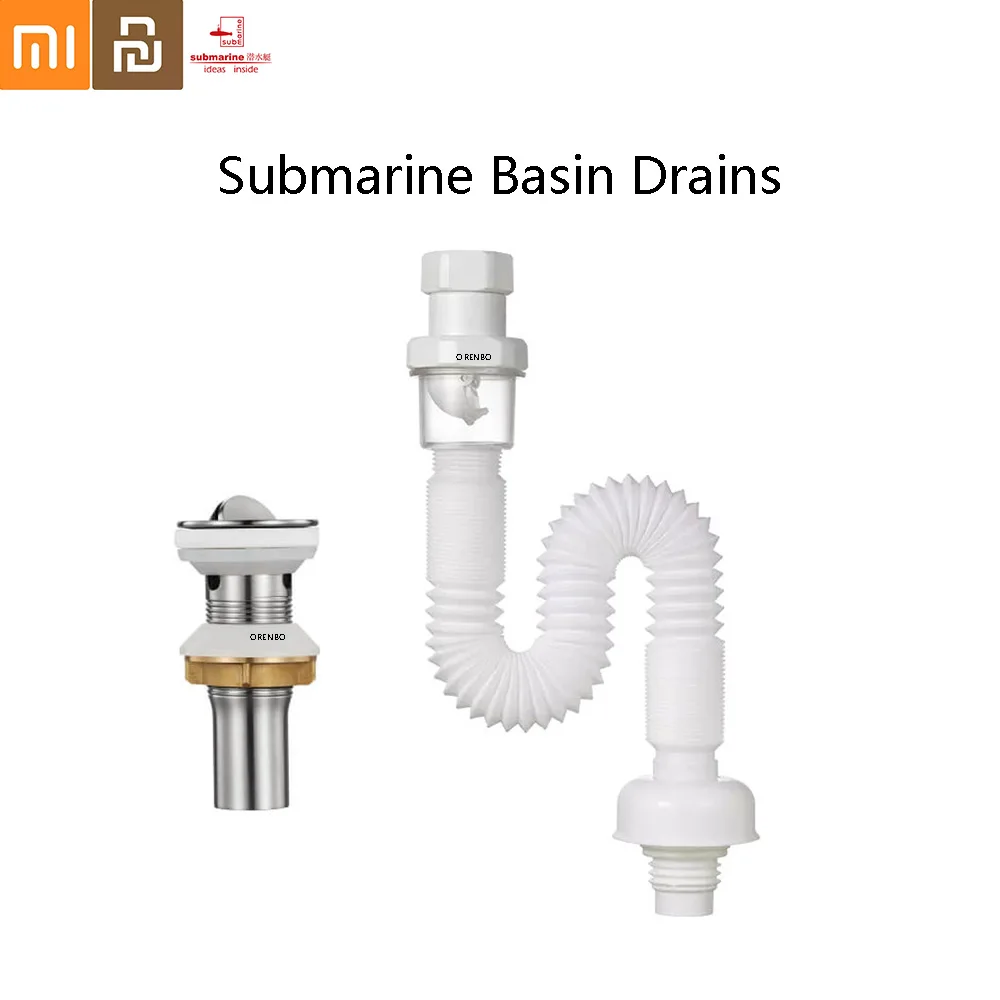 

Submarine Basin Drainer Deodorant Down Pipe Bathroom Sink Accessories With Overflow From Youpin
