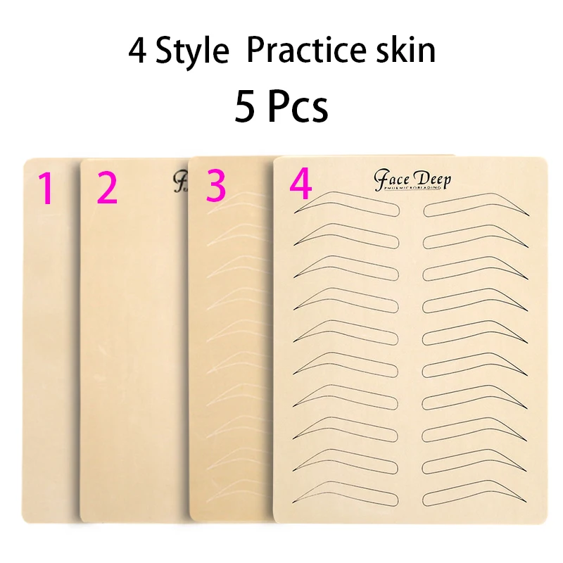 Микроблейдинг татуаж бровей тренировка кожи бровей Косметика Перманентный макияж бровей тренировка кожи татуаж не требует чернил