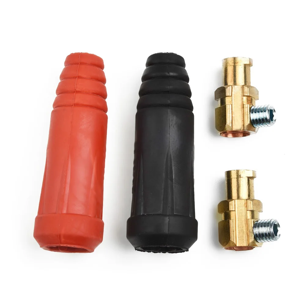 

2pcs TIG Welding Cable Panel Connector-Plug DKJ10-25 200Amp Euro Style Quick Fitting For Soldering Welding Equipment Accessories
