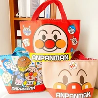 anpanman melody kitty pom dog handheld twinstar portable lunch box bag cartoon pu hot cold bag insulated bags toy action figure