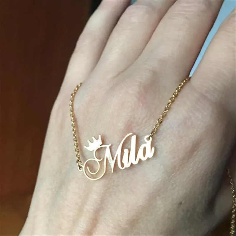 BFF ювелирные изделия персонализированный браслет с именем для женщин