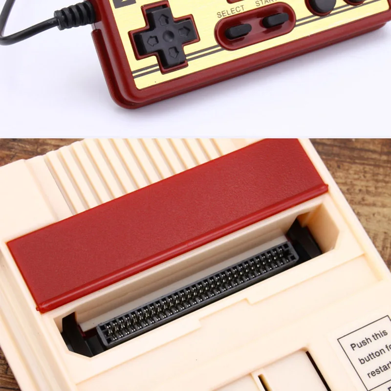 Game Console Classic Nostalgic 8 Bit Video Games Player + 2 Joystick 500 IN 1 Card To TV | Электроника