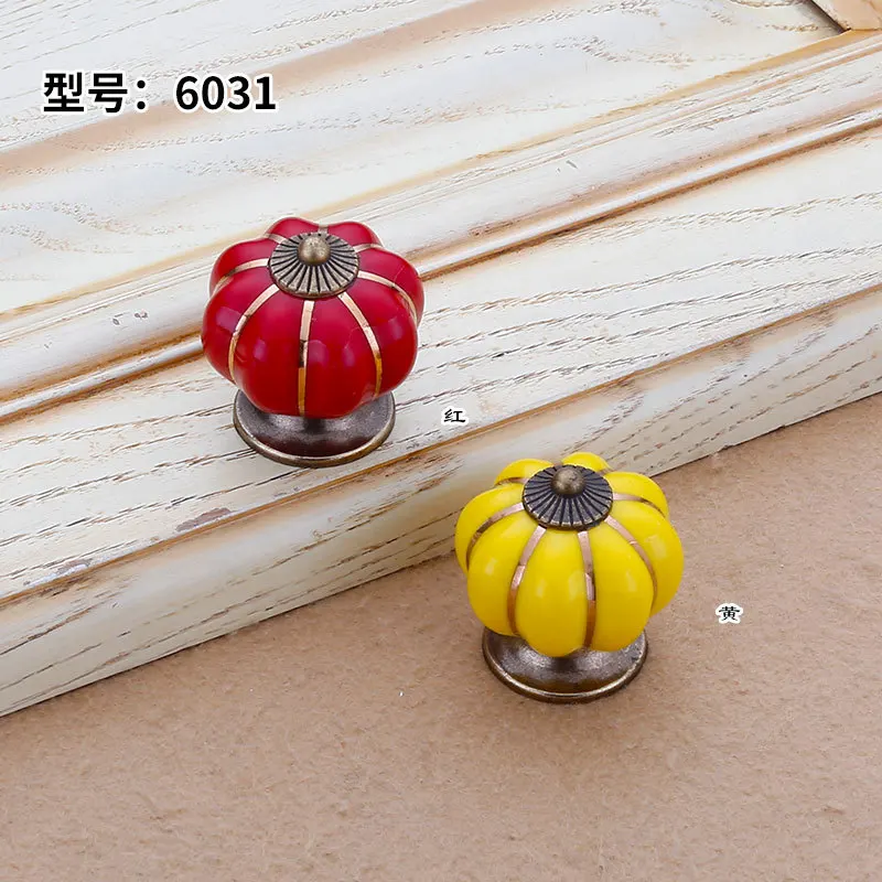 Li de shi семицветная одностворчатая ручка в виде тыквы детская комната мебель ящик