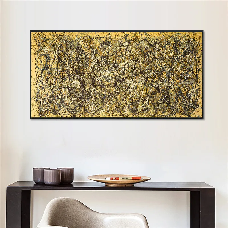 Один номер 31 1950 по Jackson Pollock спрей плакаты с живописью и принты Картины для