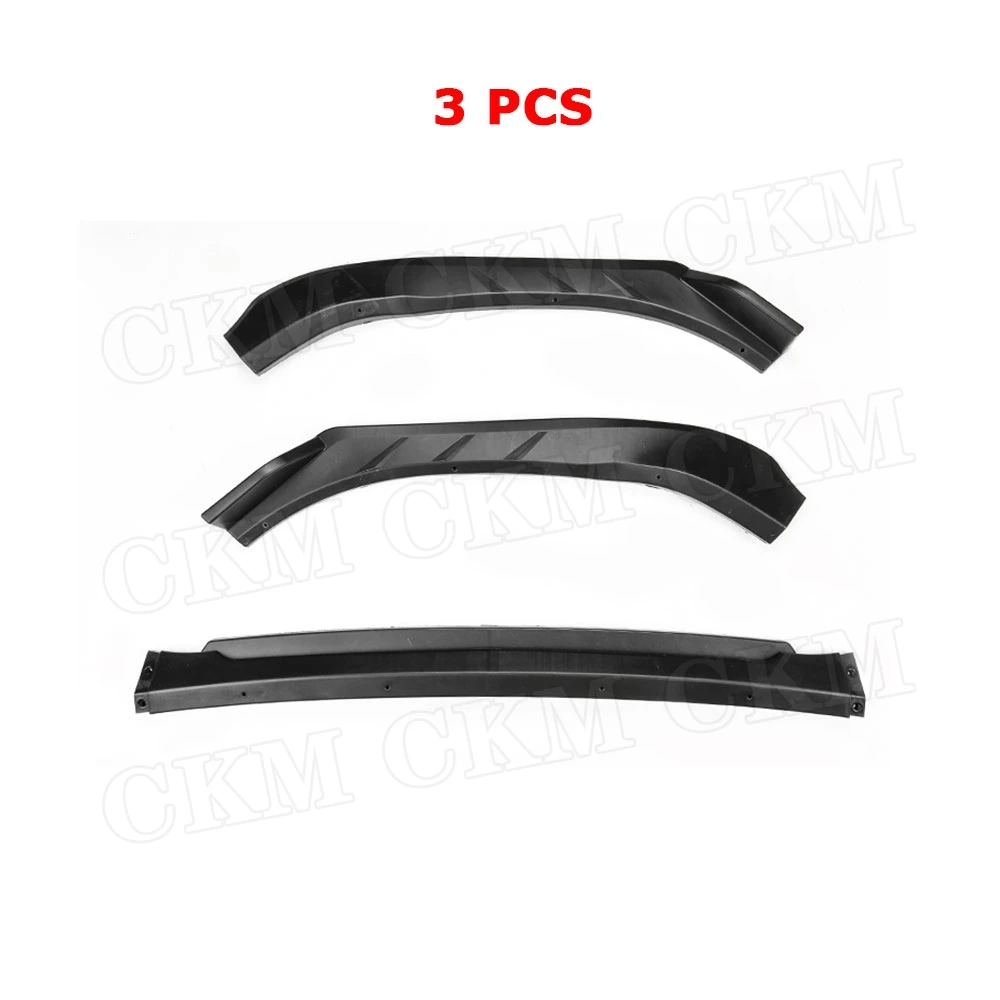 Передний спойлер для подбородка из АБС пластика Volkswagen VW Polo Plus Hatchback 2019 бампер