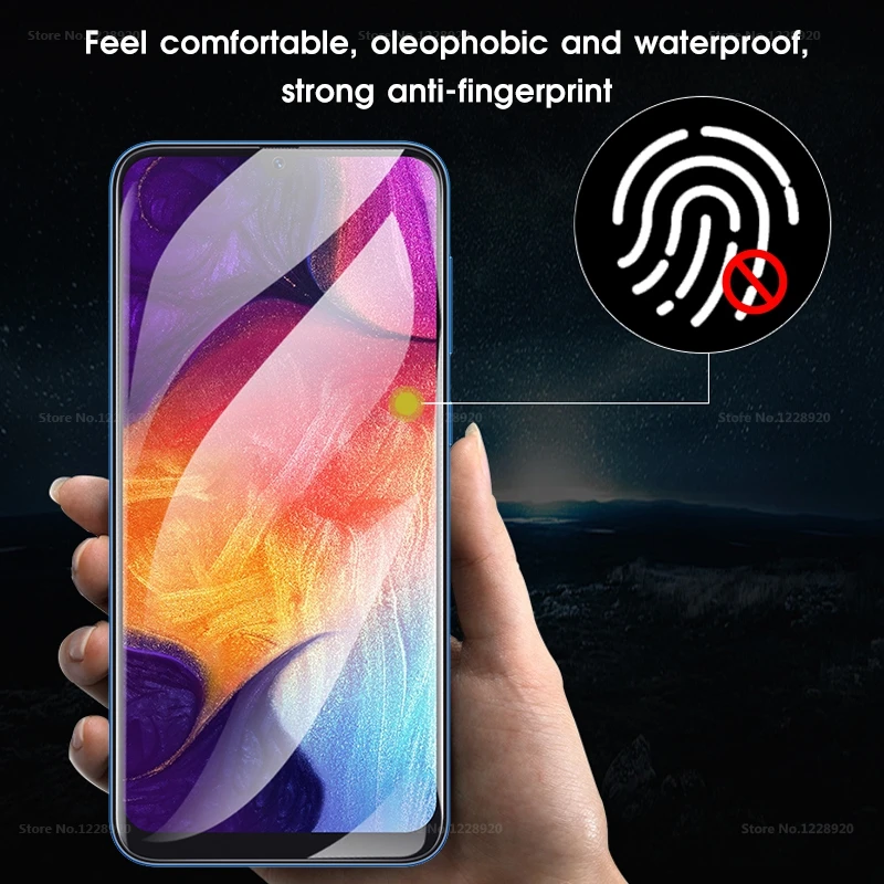 Гидрогелевая пленка 9D для Samsung Galaxy Note 10 Pro Plus A50 A70 A30 A20 A10 A40 прозрачная защитная
