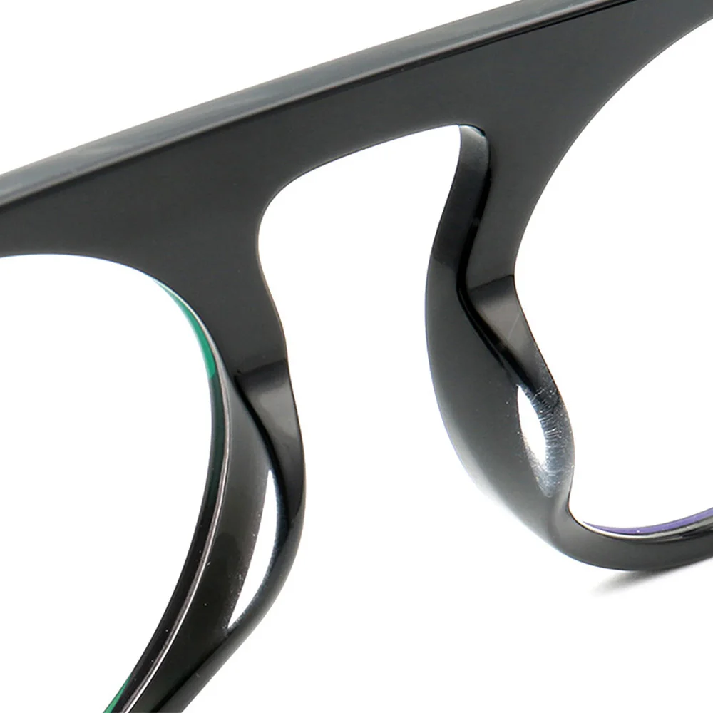 

Men women unisex Oversized Ultralight Full-Rim Round Frame Custom Made Myopia Glasses -1 to -6 Reading Glasses +1 to +4