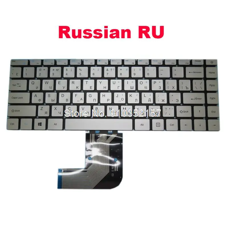Клавиатура для ноутбука Teclast F7 Plus F7S MB3181004 PRIDE-K3892 XS-HS105 YMS-0177-B Русская раскладка |