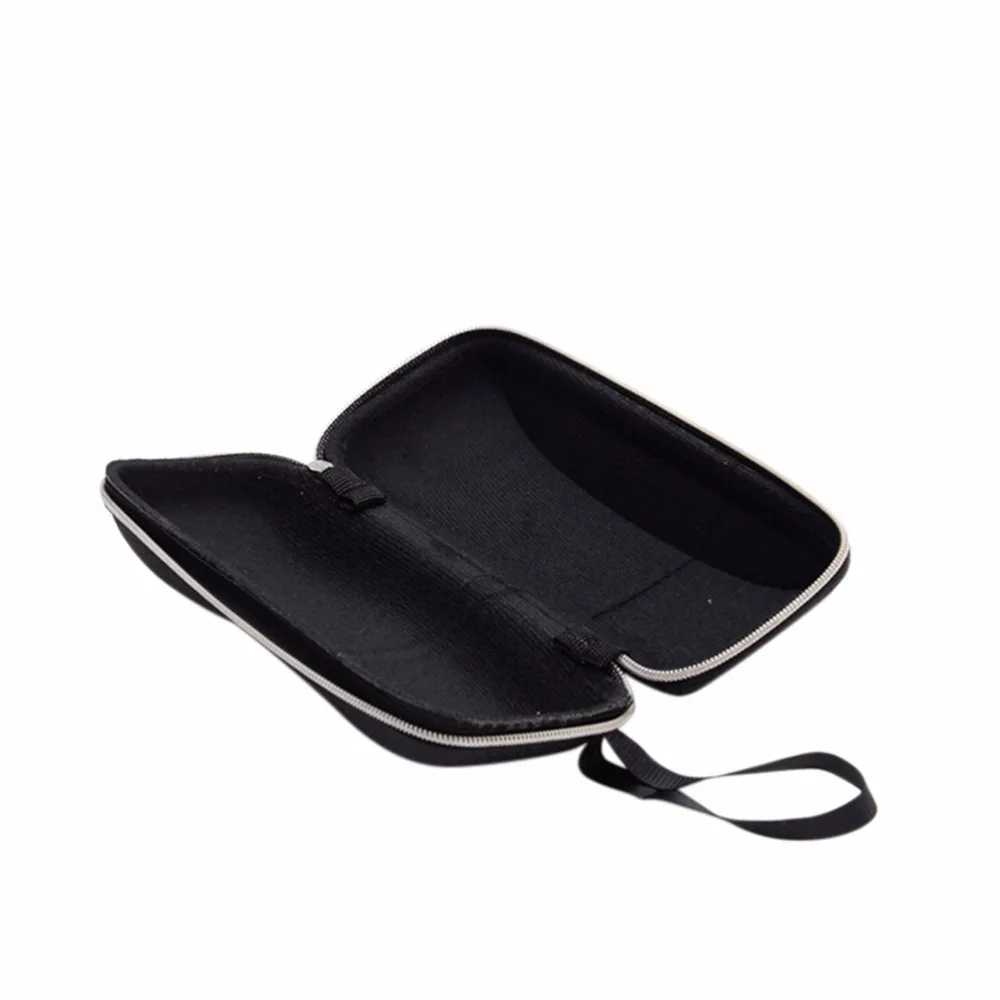 

1Pcs Black Color Portable Rectangle Grid Zipper Glasses Case Hard Eyewear Box for Sunglasses Eyeglasses Eyewear Accessories