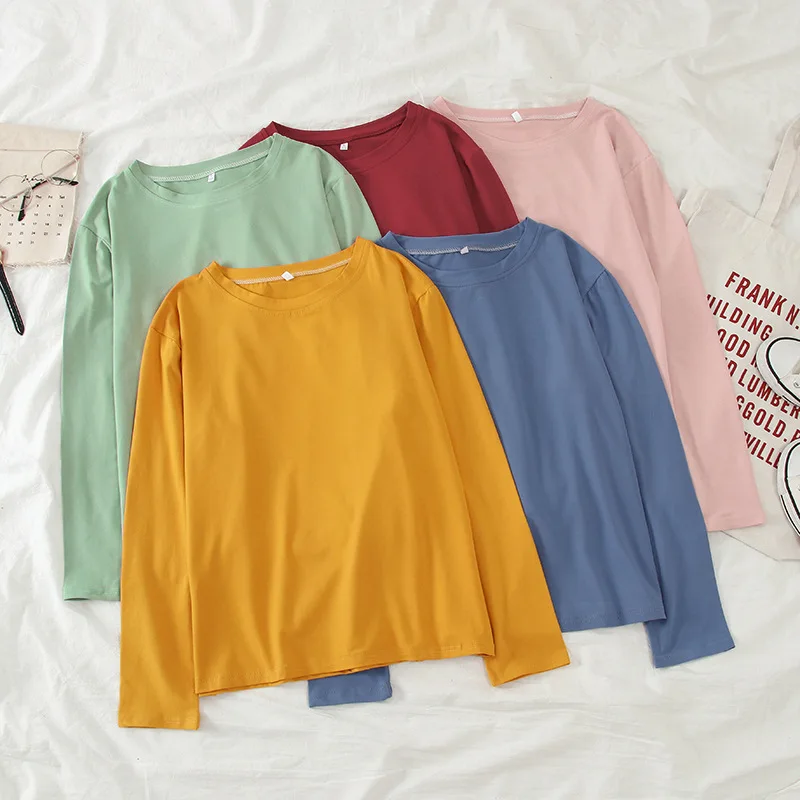 

2021 spring and autumn new high quality women's casual T-shirt