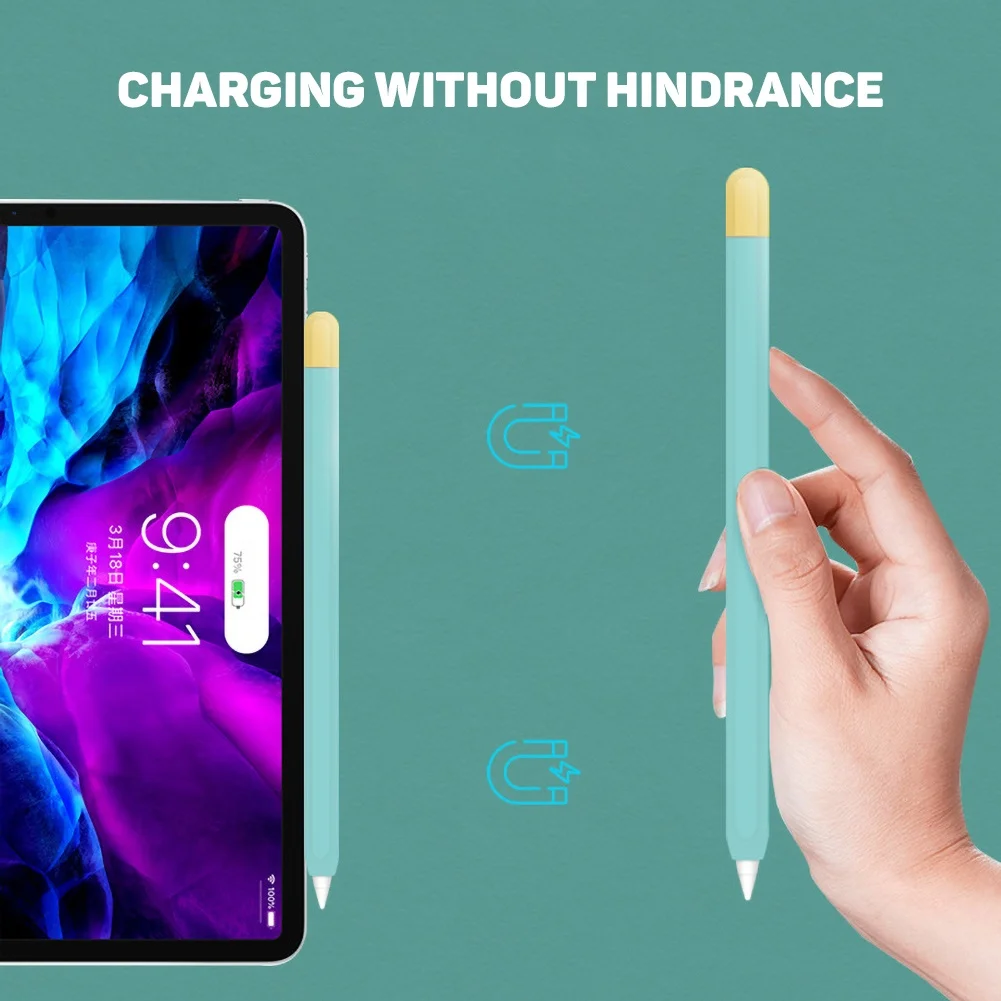 Чехол для Apple Pencil 1 защитный чехол цветной силикагелевый стилус планшета iPad |
