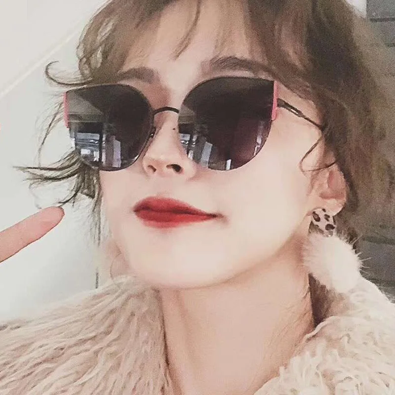 2019 Новый винтажный Модный кошачий глаз солнцезащитные очки женские брендовые