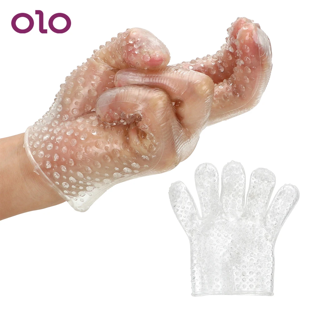 Оло 5 пальцевая мастурбация перчатки для флирта с плавающей точкой эротический
