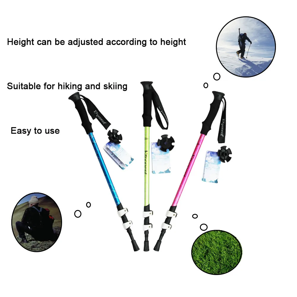 Многофункциональные складные сверхлегкие быстроходные треккинговые палки