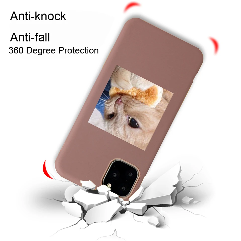 Чехол для iPhone 11 Pro 7 8 6 6S Plus X XR XS Max SE 2020 12 чехлов мягкий силиконовый чехол из ТПУ с