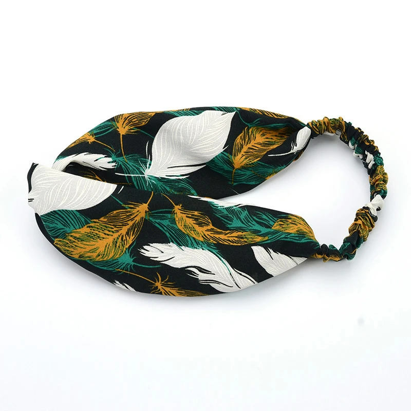 Популярная Милая широкая повязка на голову с узлом для женщин корейский стиль