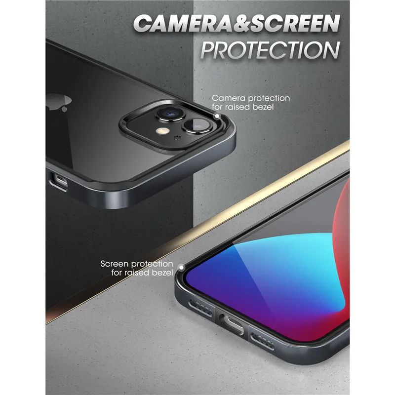 supcase for iphone 11 case 6 1 inch 2019 release ub edge slim frame case cover with tpu inner bumper transparent back cover free global shipping