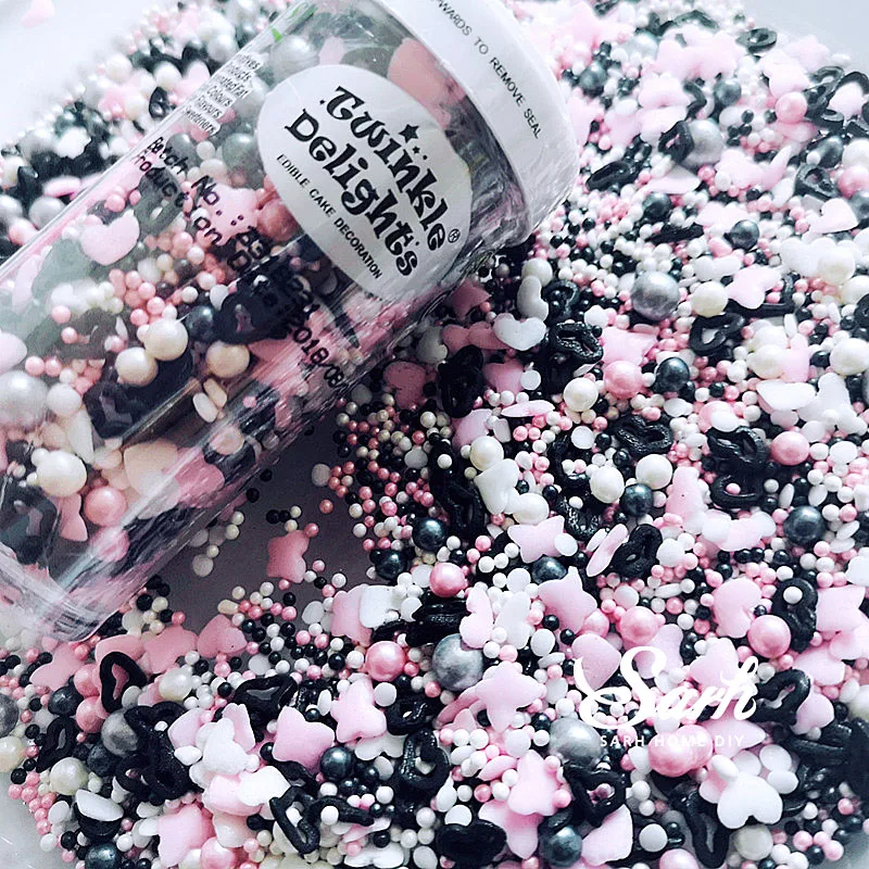 Съедобные Цветной сахара имитация жемчуга содержанием для украшения с помощью