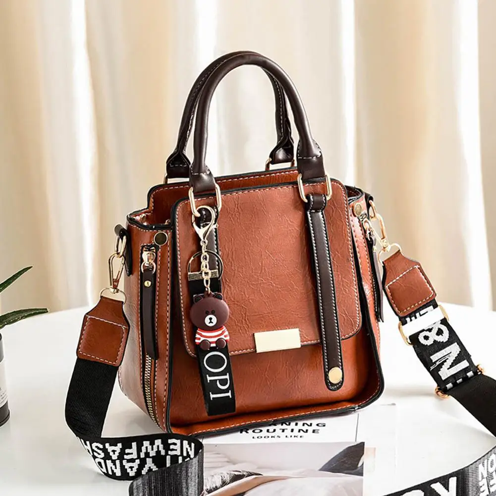 PinShang Woman Stylish Handle Pouch All-matching Chic Belt Decoration Bag Cross-body Satchel | Багаж и сумки