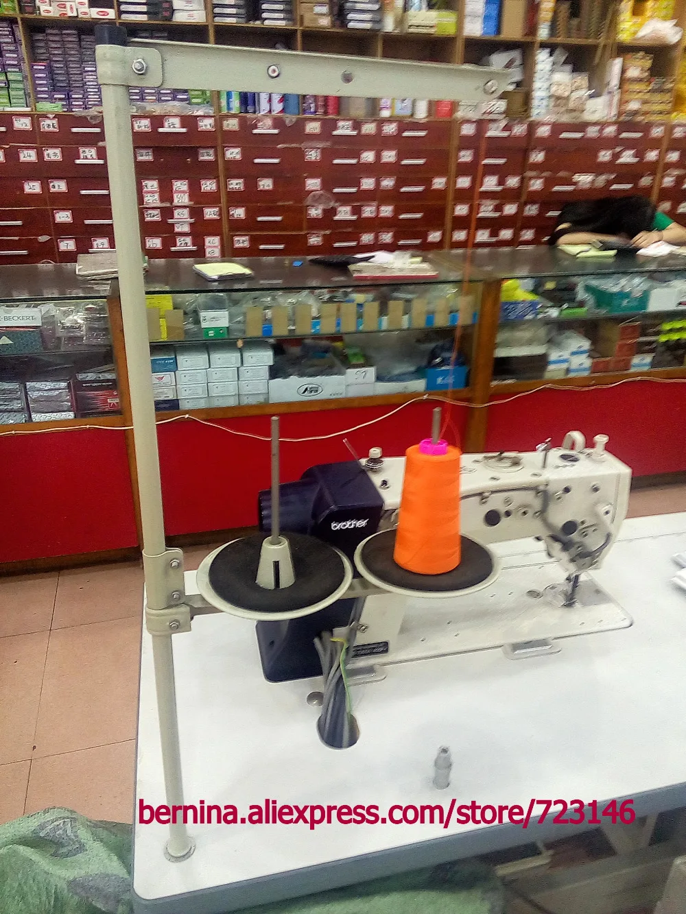 

2/3 SPOOL THREAD STAND for INDUSTRIAL SEWING MACHINE PFAFF JUKI SINGER BROTHER SIRUBA JACK TYPICAL YAMATO KANSAI RIMOLD SEIKO