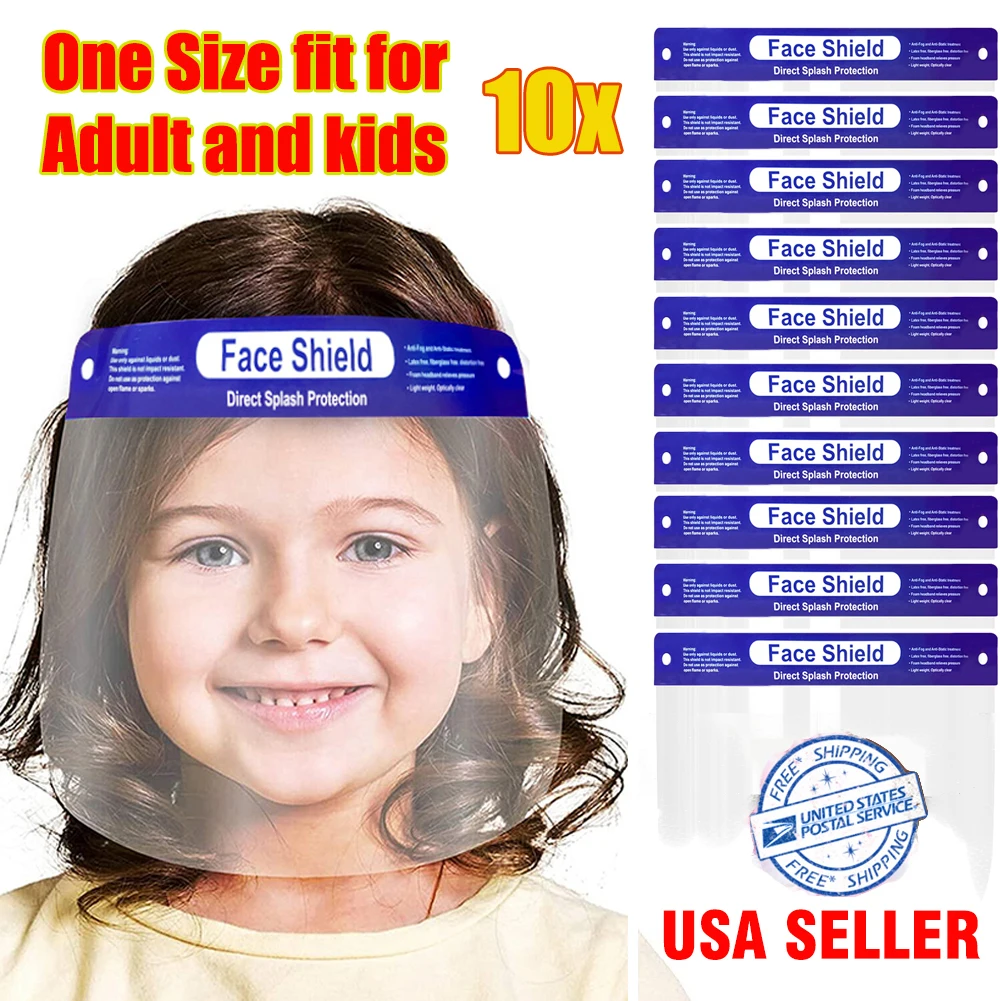 Новые пластиковые накладки для лица школы доставка из Техаса США в наличии